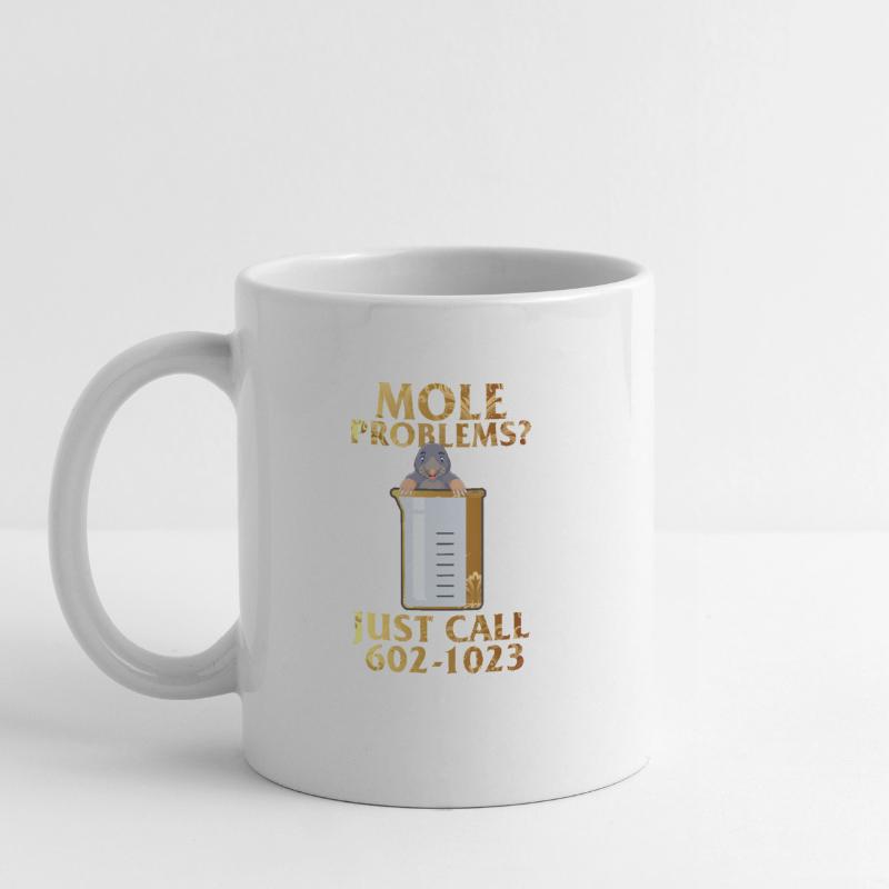 Mole Day Beaker Cute Mole Rat Problems Just Call Mug