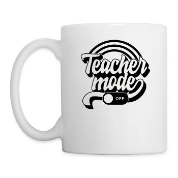 Chemise du dernier jour de l’école, mode enseignant hors tee, - Mug blanc - blanc - Gauche