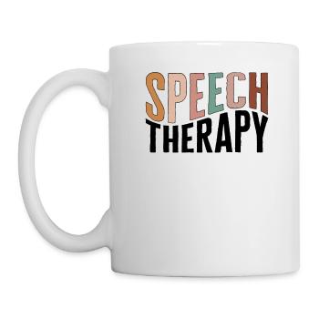 Chemise d’orthophoniste, orthophonie 2 Tee, - Mug blanc - blanc - Gauche