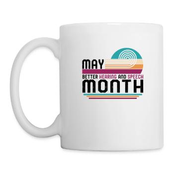 Chemise d’orthophoniste, peut mieux entendre et - Mug blanc - blanc - Gauche