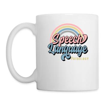 Chemise d’orthophoniste, orthophonie - Mug blanc - blanc - Gauche