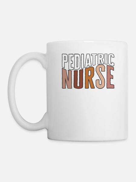 Pädiatrisches Ergotherapeuten-Hemd, Pädiatrie - Tasse - Weiß