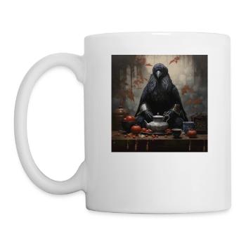 Art japonais Gravure sur bois japonaise Art Print thé - Mug blanc - blanc - Gauche