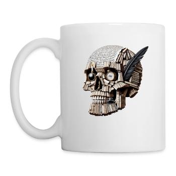 Literary Lore Skull Tee English Teacher's Classic - Mug - white - Left