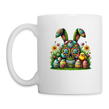Easter Egg Skull Shirt ’s Basket Skeleton Tee - Mug - white - Left