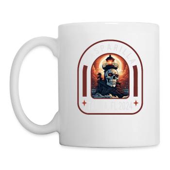 Gasparilla 2024 Ombres de phare Tampa FL - Mug blanc - blanc - Gauche