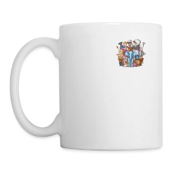 Balance of Power Political Symbols & Justice - Mug - white - Left
