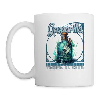 Gasparilla 2024 Message Bottle Tampa FL - Tasse - Weiß - Links