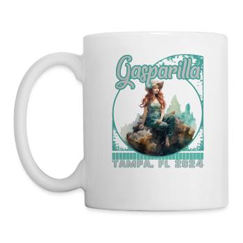 Femmes Gasparilla 2024 Tampa Mermaid Pirate - Mug blanc - blanc - Gauche