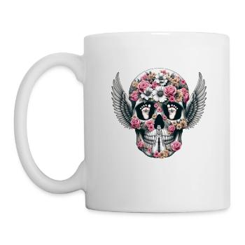 Endless Love Skull T Shirt NICU Mom's Guardian - Mug - white - Left
