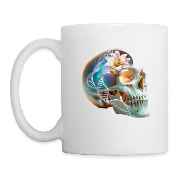 Helix Embrace Skull Shirt IVF Journey and New - Mug - white - Left