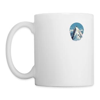 Ski Adventure Pocket Shirt Fun Illusion Tee for - Mug - white - Left