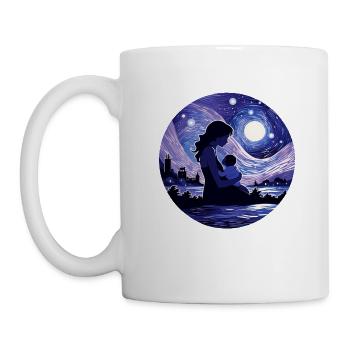 Stillen Bewusstsein Sternenhemd - Tasse - Weiß - Links