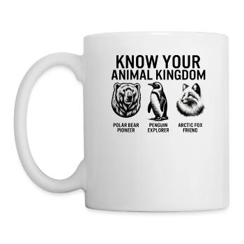Winter Shirt, Know Your Animal Kingdom Polar Bear - Mug - white - Left