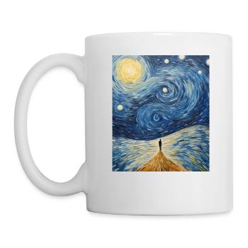Sternenhemd für psychische Gesundheit Mind's Horizon - Tasse - Weiß - Links
