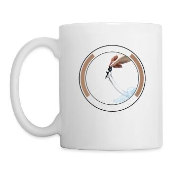 Leash Shears Hand Dog Grooming Unique Pet Care T - Mug - white - Left