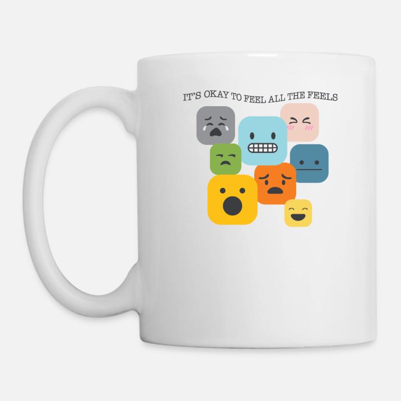 SPED Teacher Shirt, c’est normal de sentir tous les - Mug blanc - blanc