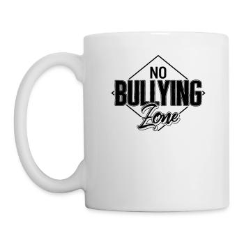 Chemise de jour de l’unité, pas d’intimidation Zone Tee, Bully - Mug blanc - blanc - Gauche