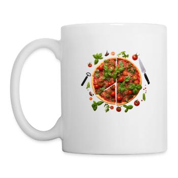 Pizza Garden Harvesting Green Thumb - Mug - white - Left