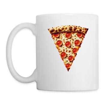 Pizza Matsa Célébration de la Pâque - Mug blanc - blanc - Gauche