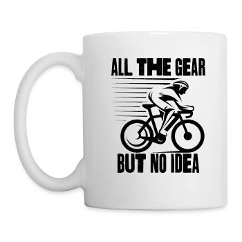 Tout le matériel aucune idée, Vélo - Mug blanc - blanc - Gauche