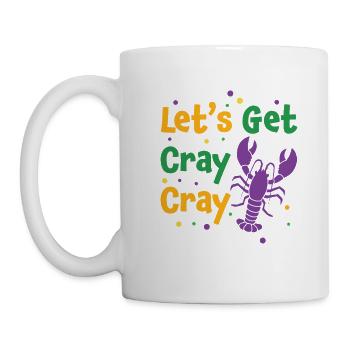 Lass uns Krebse bekommen - Tasse - Weiß - Links
