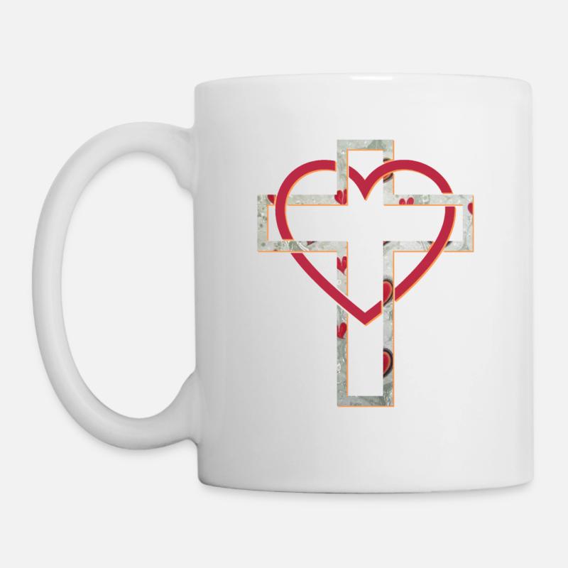 croix 6 e 235 - Mug blanc - blanc