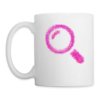 Zoom avant T-shirt - Mug blanc - blanc - Gauche