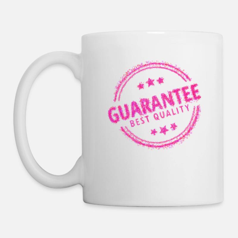 T-shirt de déclaration de qualité - Mug blanc - blanc