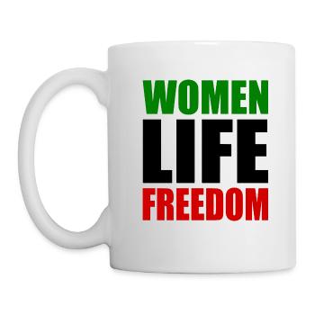 Women life freedom - Tasse - Weiß - Links