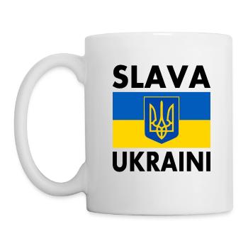 Slava ukraini - Mug - white - Left