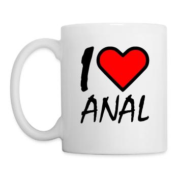 I love - Mug blanc - blanc - Gauche