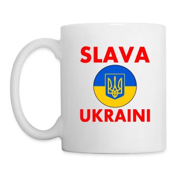 Ukraine - Tasse - Weiß - Links