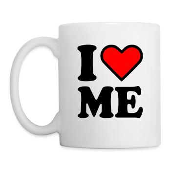 I love me - Tasse - Weiß - Links