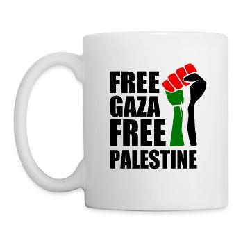 Free gaza Free palestine - Mug - white - Left
