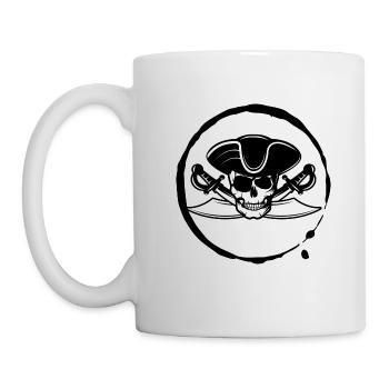 Pirate Skull Buoy Pirate Saber - Mug - white - Left