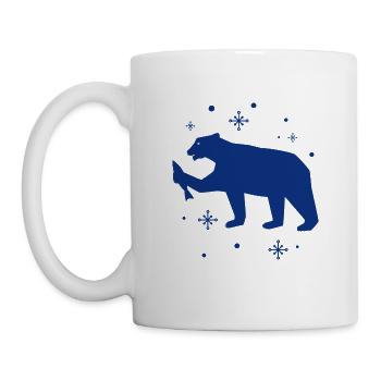 Ours - Panda Forêt Nature Liberté Sauvage - Mug blanc - blanc - Gauche