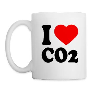 I love co2 - Mug - white - Left