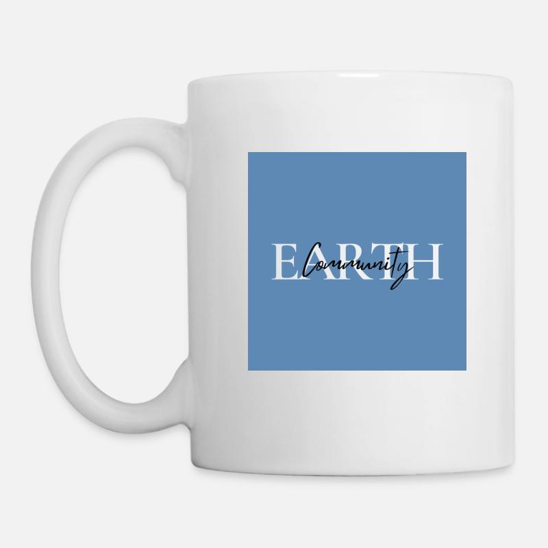 Mug Earth Community - Positive Quote - Mug - white