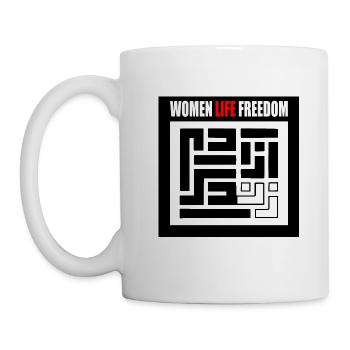 Women life freedom - Tasse - Weiß - Links