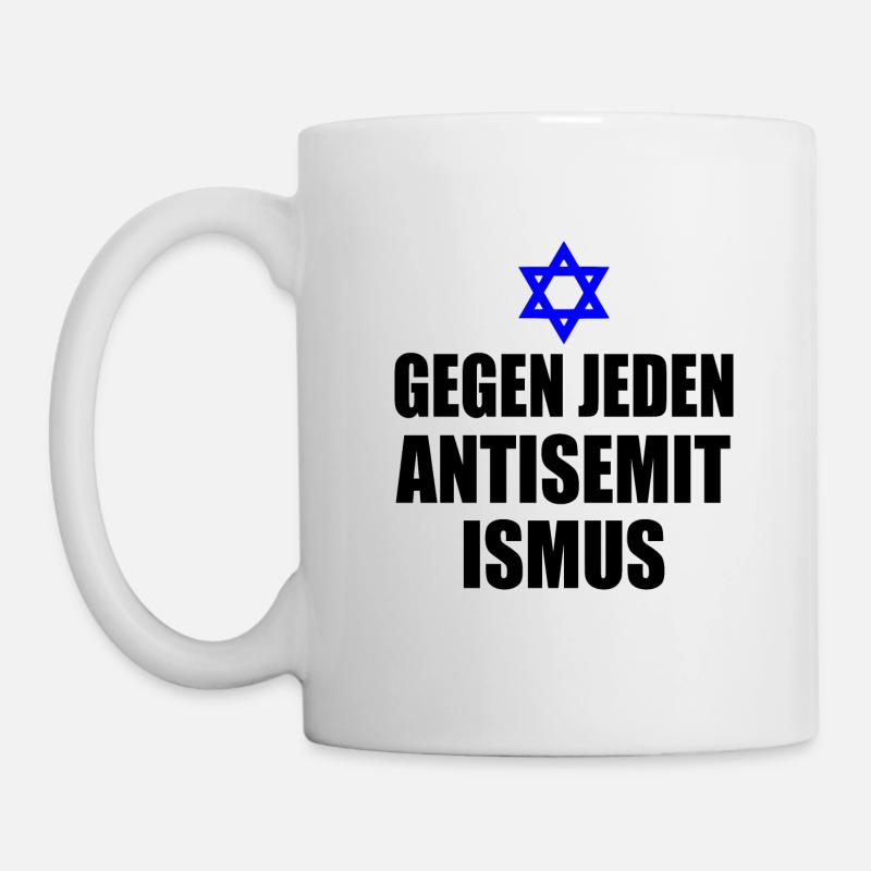 Gegen jeden antisemitismus - Tasse - Weiß