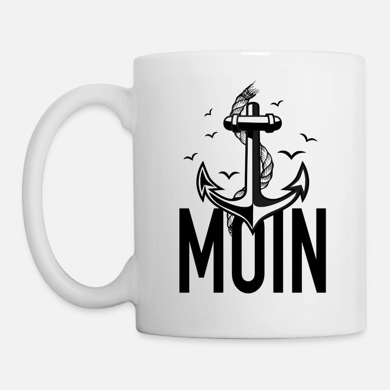86 Anker MOIN Seil Möwen - Tasse - Weiß