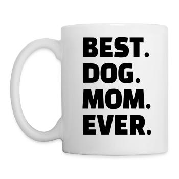 Meilleur chien maman de tous les temps - Meilleur chien maman - Maman - Mug blanc - blanc - Gauche
