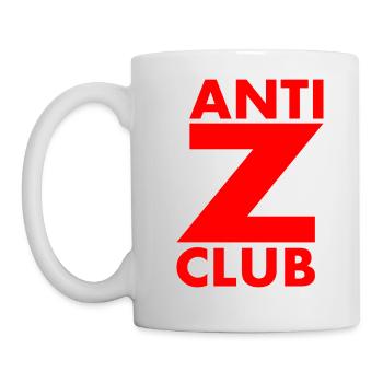 Anti z club - Mug blanc - blanc - Gauche