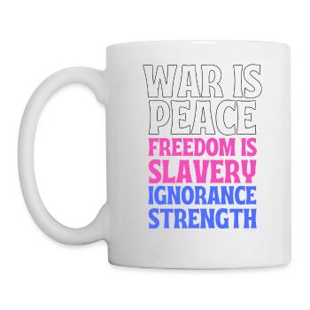 1984 ist wahr 2022 - Tasse - Weiß - Links