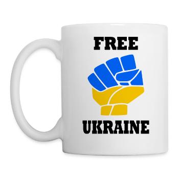 ukraine - Tasse - Weiß - Links