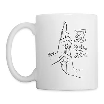 Ninpou - Mug blanc - blanc - Gauche