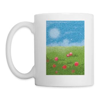 Ethereal Impressionist Landscape - Mug - white - Left