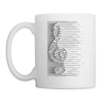 Music everywhere with you - Mug - white - Left