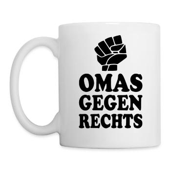 Omas gegen rechts - Tasse - Weiß - Links